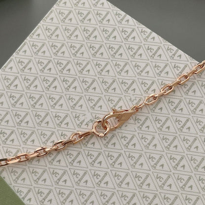 [Clara Jewels]LUCKY SPRING 15 MOTIFS ROSE GOLD NECKLACE
