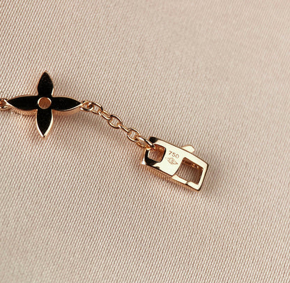 [Clara Jewels]STAR AND SUN 7 MOTIFS GOLD BRACELET