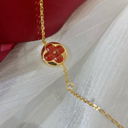 [Clara Jewels]SUN PEDANT CARNELIAN BRACELET
