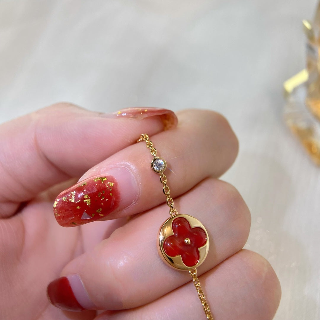 [Clara Jewels]SUN PEDANT CARNELIAN BRACELET