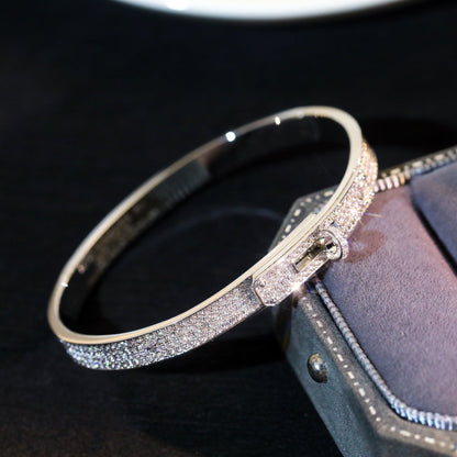 [Clara Jewels]KELLY BRACELET DIAMOND PAVED