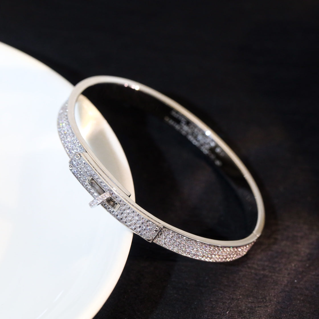 [Clara Jewels]KELLY BRACELET DIAMOND PAVED