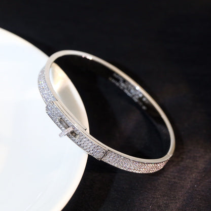 [Clara Jewels]KELLY BRACELET DIAMOND PAVED