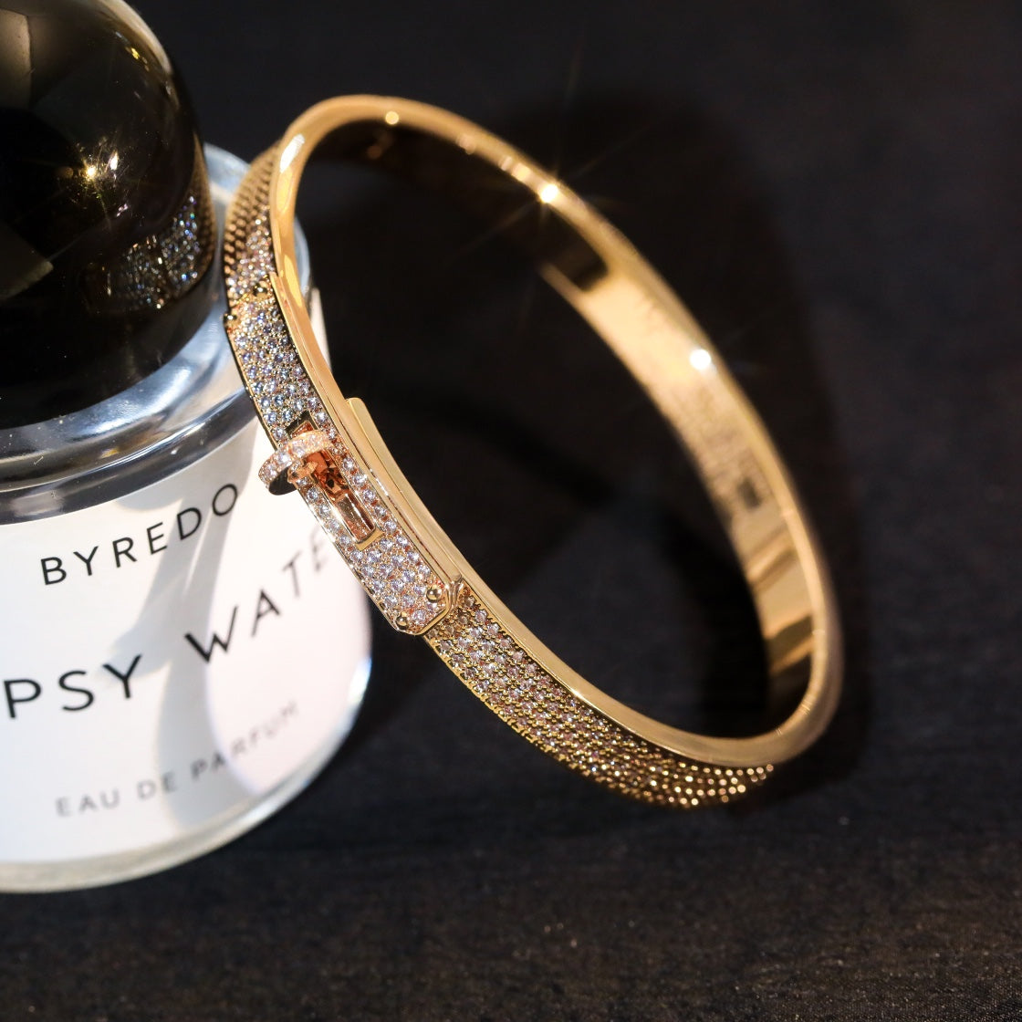 [Clara Jewels]KELLY BRACELET DIAMOND PAVED