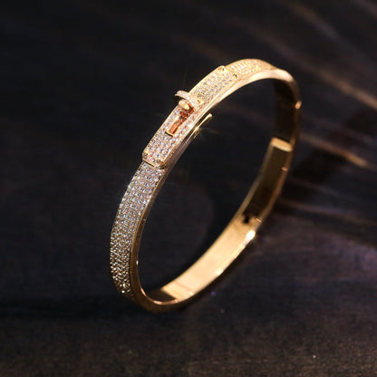 [Clara Jewels]KELLY BRACELET DIAMOND PAVED