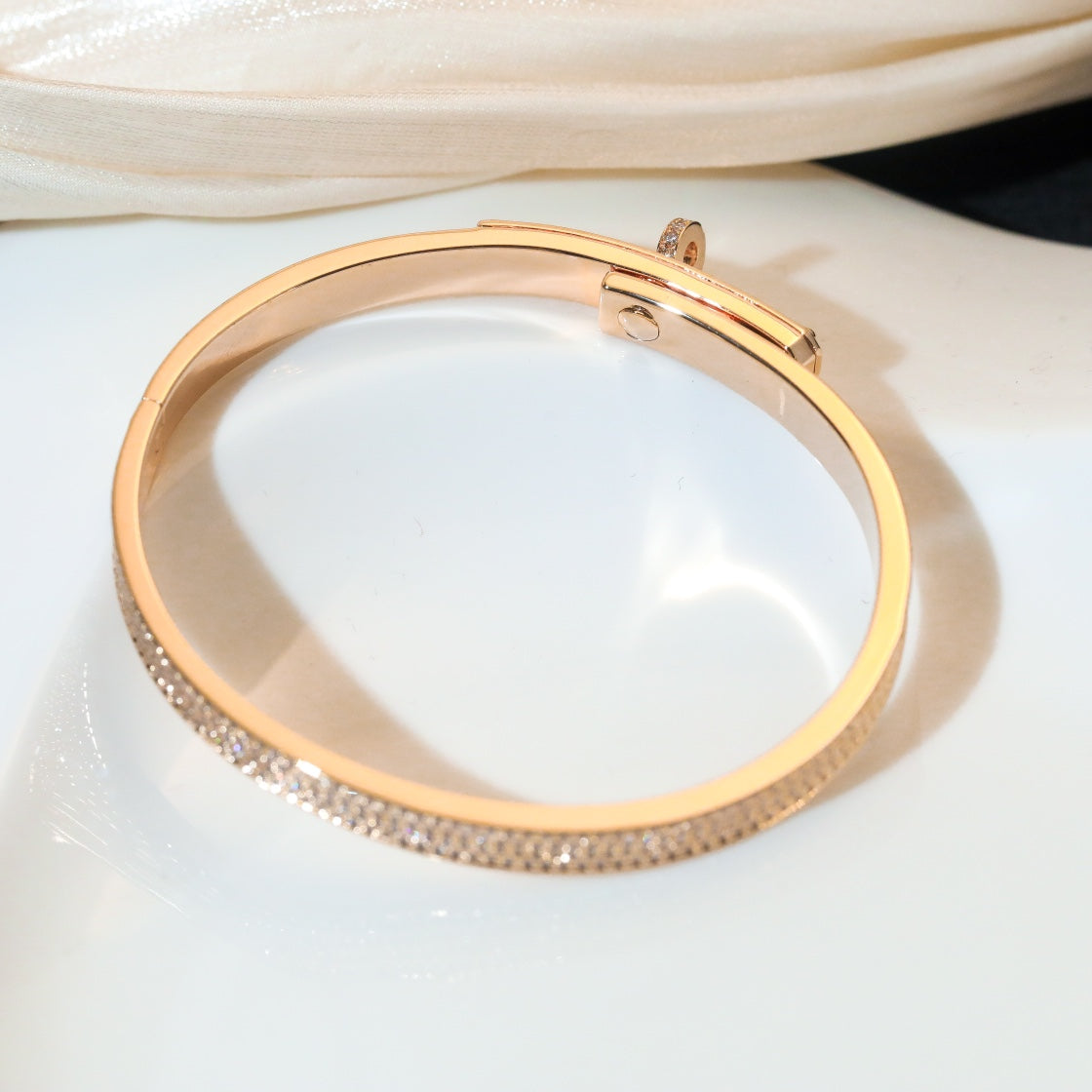 [Clara Jewels]KELLY BRACELET DIAMOND PAVED