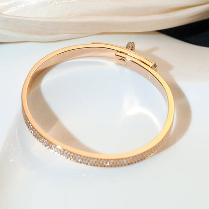 [Clara Jewels]KELLY BRACELET DIAMOND PAVED