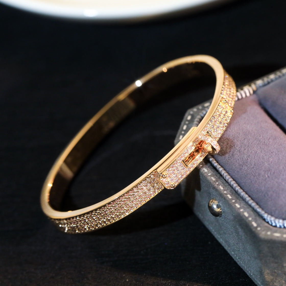 [Clara Jewels]KELLY BRACELET DIAMOND PAVED