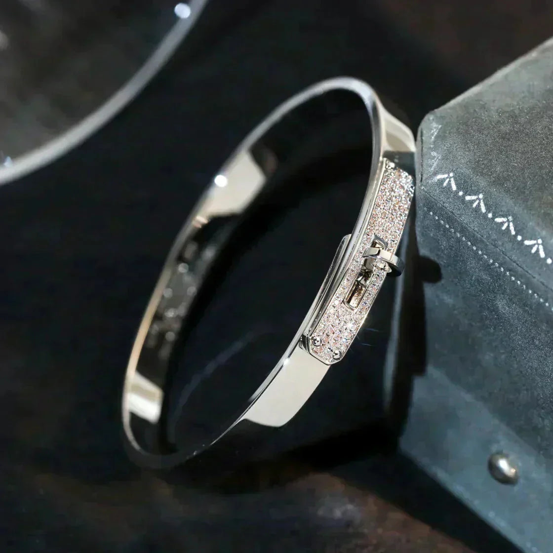 [Clara Jewels]KELLY SILVER DIAMOND BRACELET