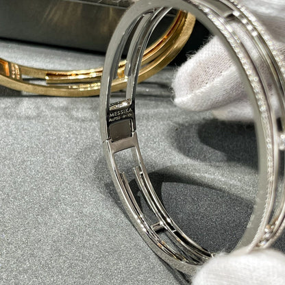 [Clara Jewely]MOVE 10TH PAVED DIAMOND BRACELET