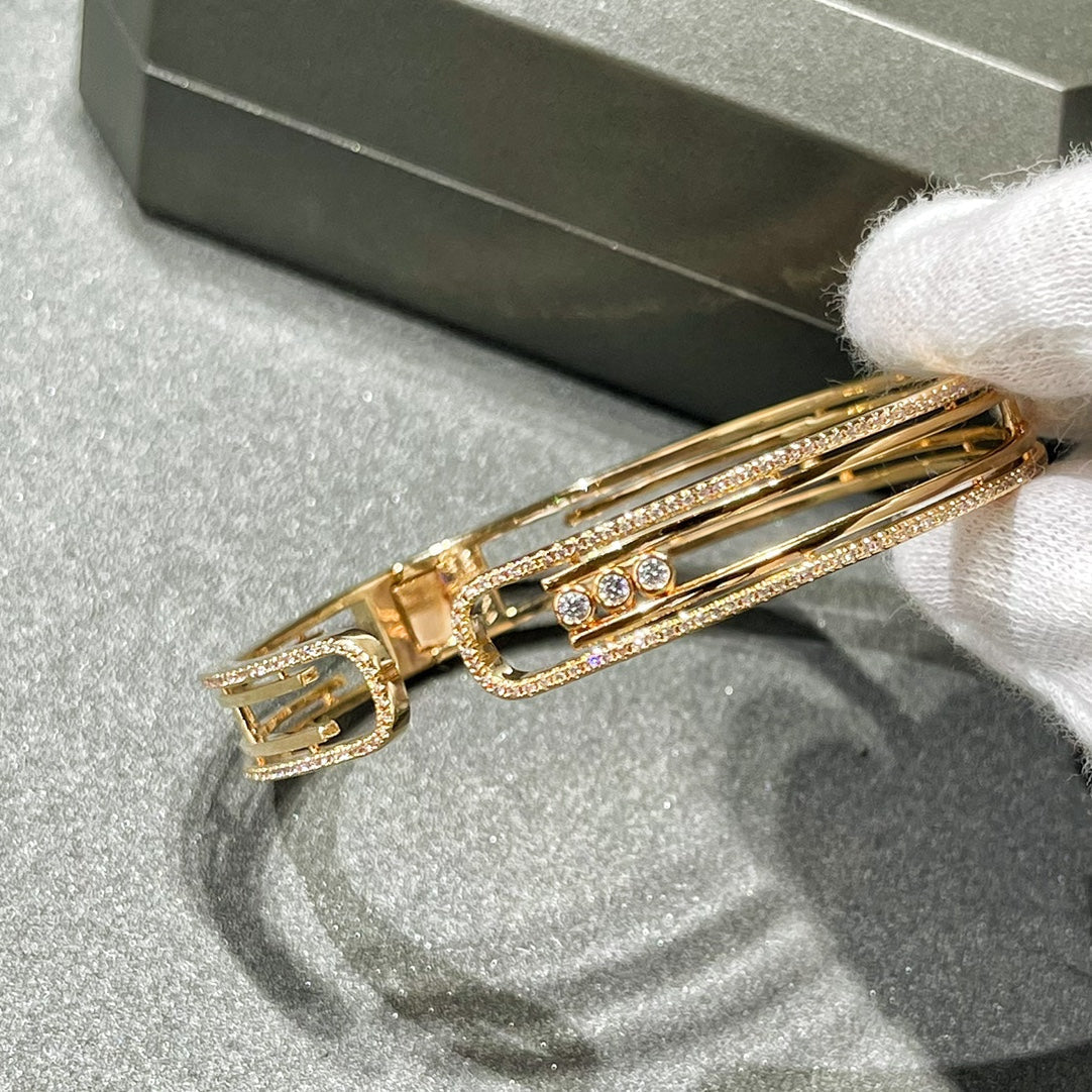 [Clara Jewely]MOVE 10TH PAVED DIAMOND BRACELET