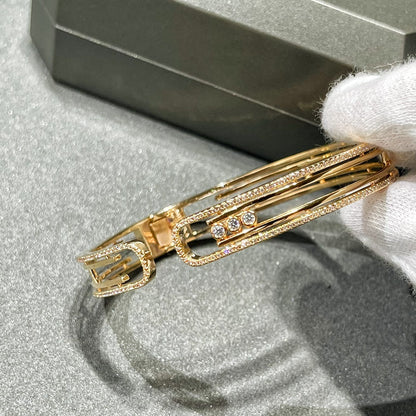 [Clara Jewely]MOVE 10TH PAVED DIAMOND BRACELET