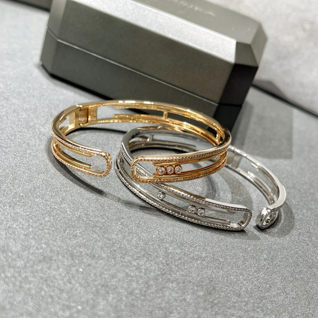 [Clara Jewely]MOVE 10TH PAVED DIAMOND BRACELET