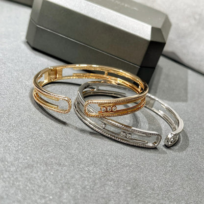 [Clara Jewely]MOVE 10TH PAVED DIAMOND BRACELET