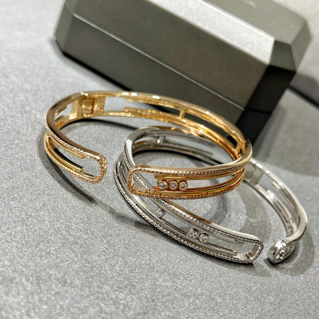 [Clara Jewely]MOVE 10TH PAVED DIAMOND BRACELET