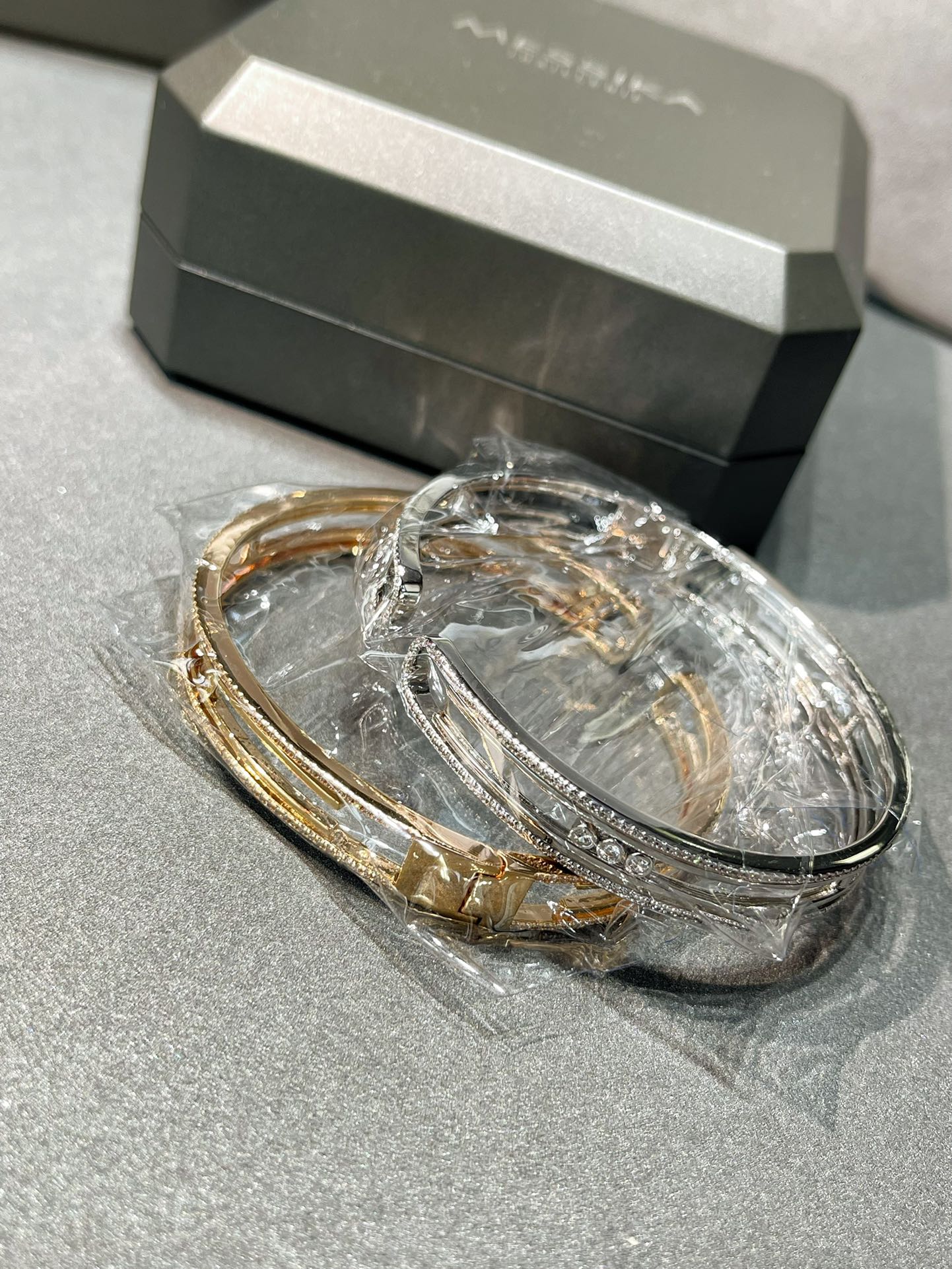 [Clara Jewely]MOVE 10TH PAVED DIAMOND BRACELET