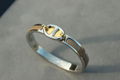 [Clara Jewels]CLIC CHAINE SILVER BRACELET