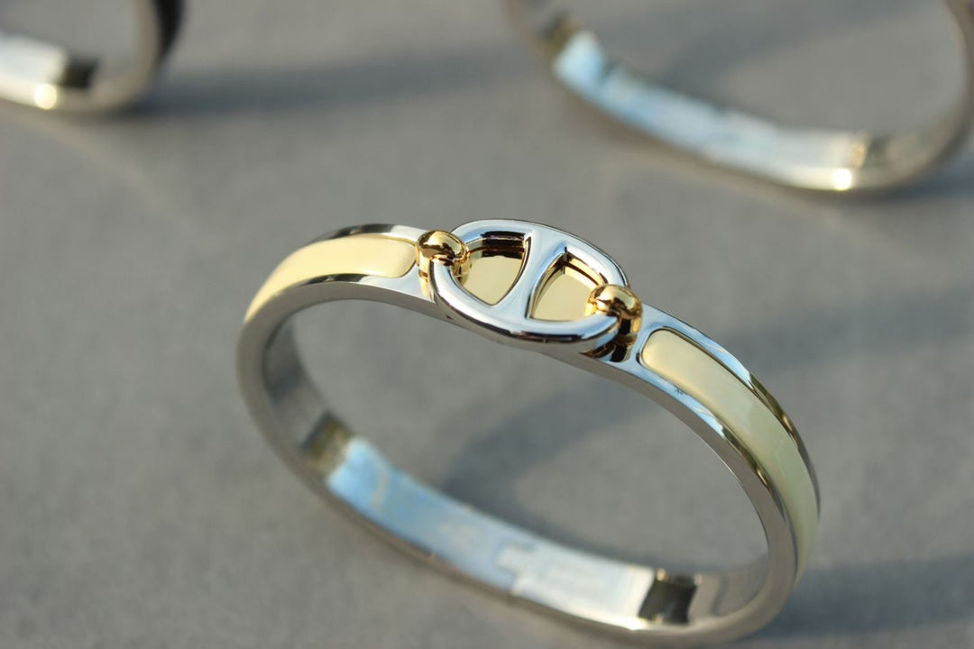 [Clara Jewels]CLIC CHAINE SILVER BRACELET