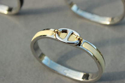 [Clara Jewels]CLIC CHAINE SILVER BRACELET
