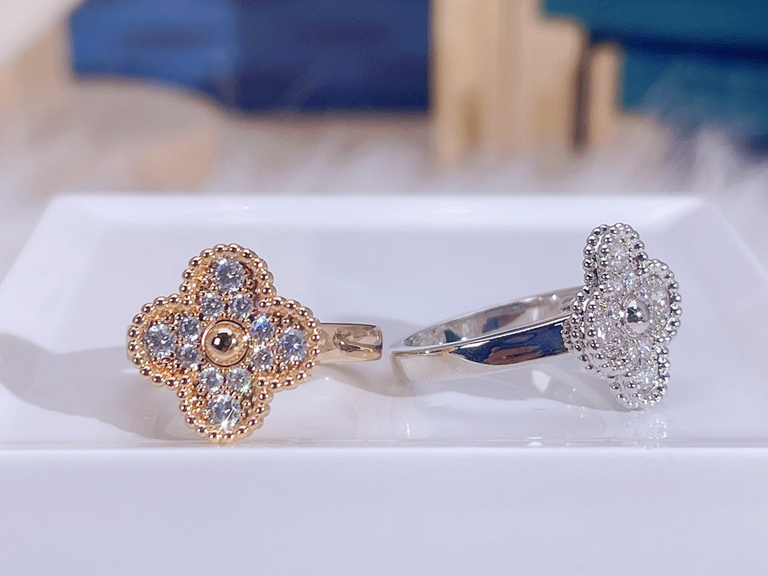 [Clara Jewels]CLOVER DIAMOND RING