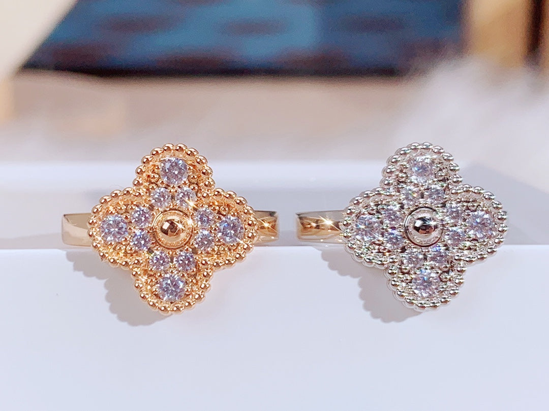 [Clara Jewels]CLOVER DIAMOND RING