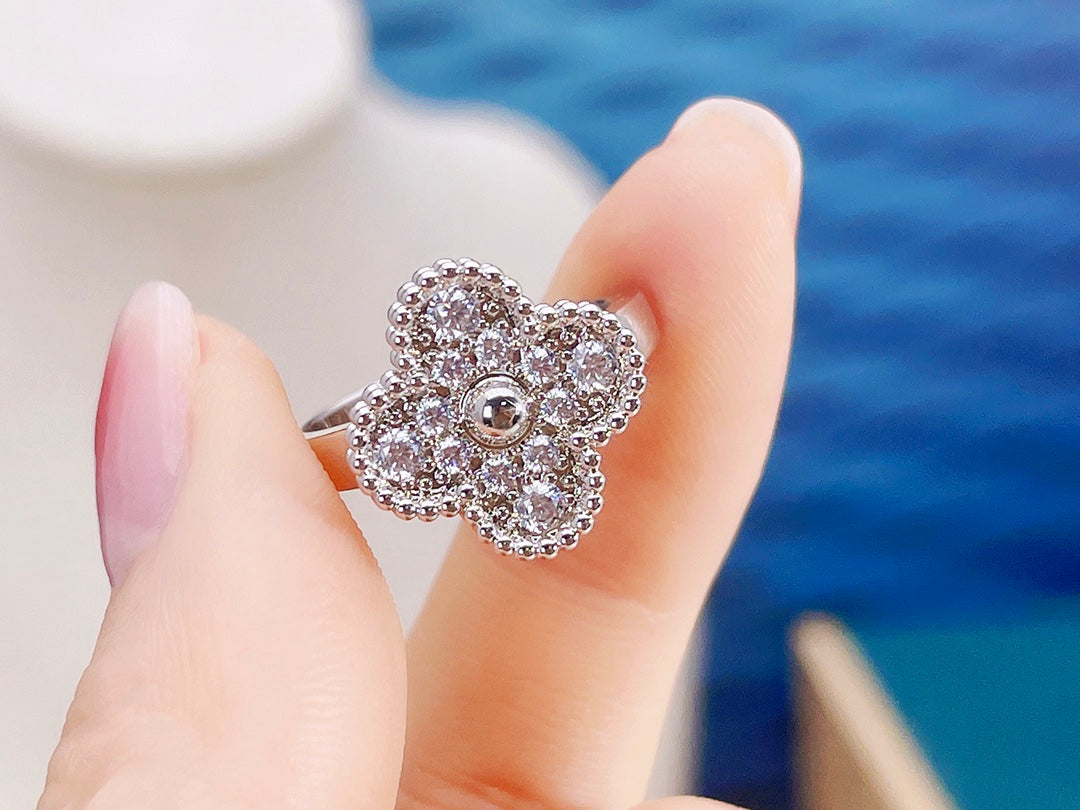 [Clara Jewels]CLOVER DIAMOND RING