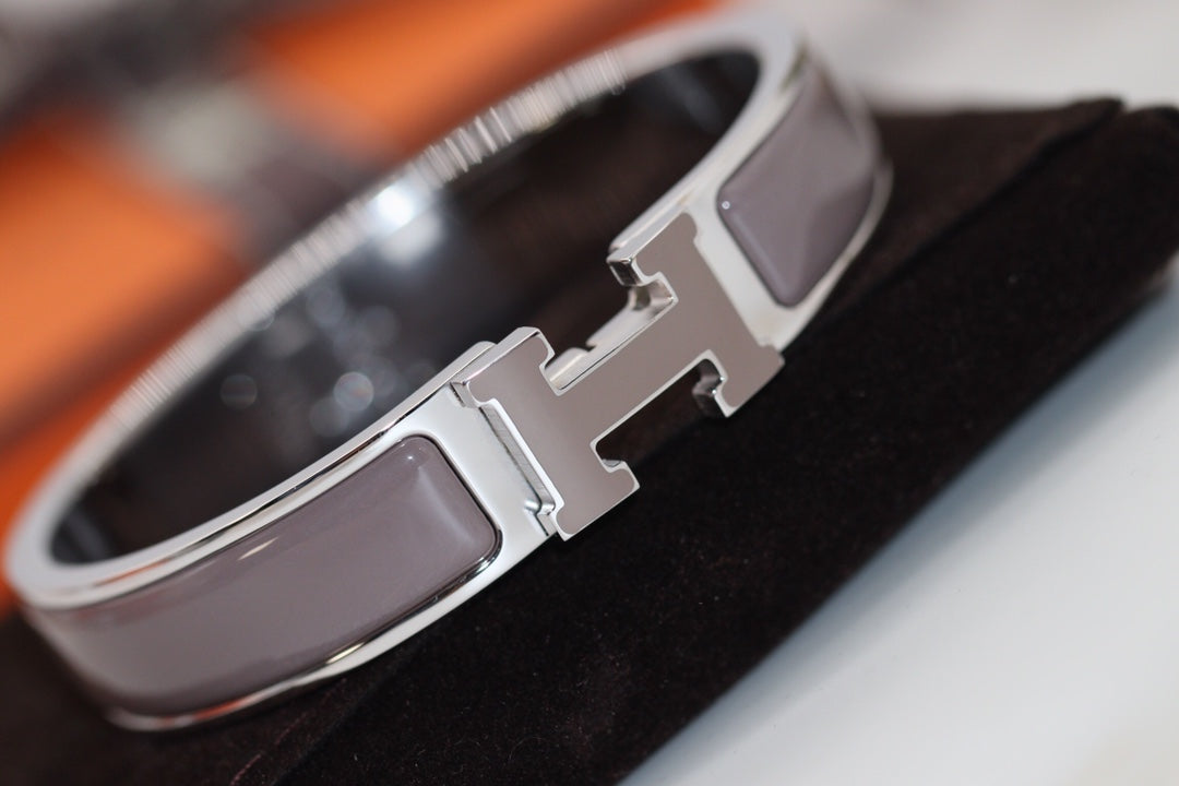[Clara Jewels]H BRACELET 12MM BROWN
