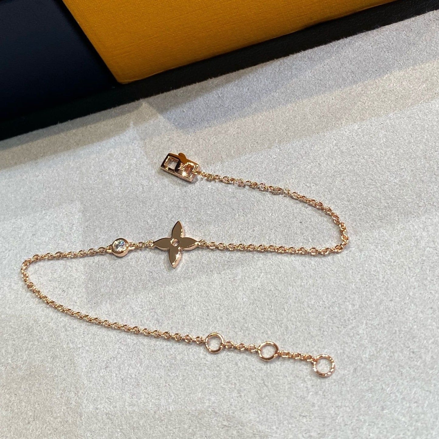 [Clara Jewels]STAR DIAMOND PINK GOLD BRACELET