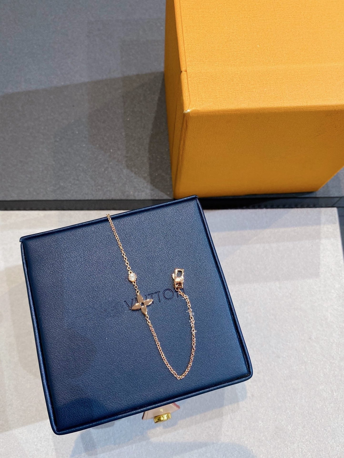 [Clara Jewels]STAR DIAMOND PINK GOLD BRACELET
