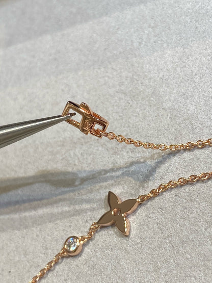 [Clara Jewels]STAR DIAMOND PINK GOLD BRACELET