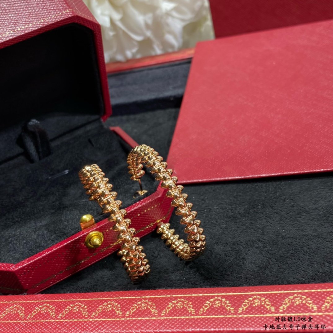 [Clara Jewels]CLASH LARGE HOOP EARRINGS