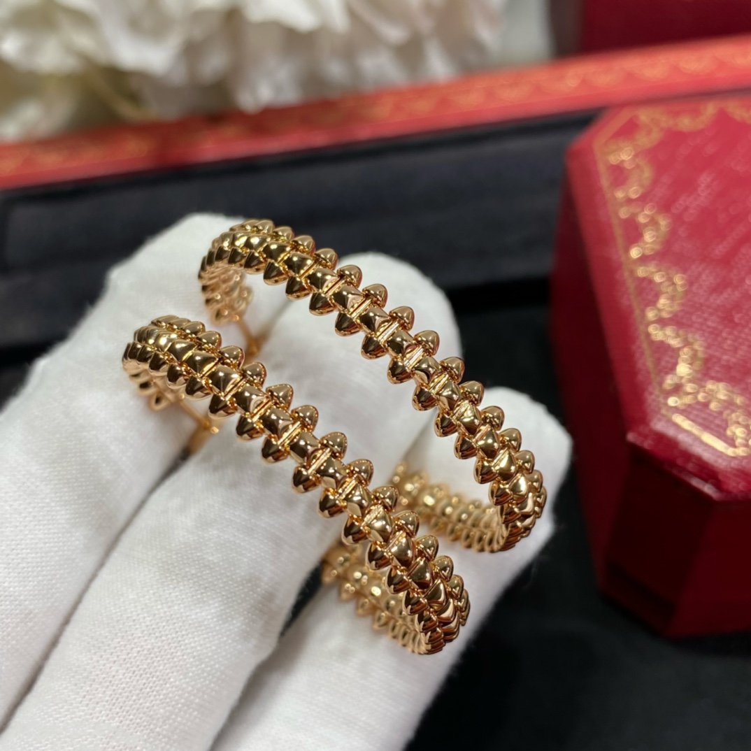 [Clara Jewels]CLASH LARGE HOOP EARRINGS