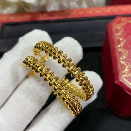 [Clara Jewels]CLASH LARGE HOOP EARRINGS