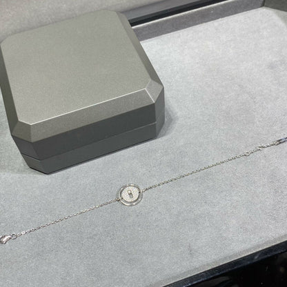 [Clara Jewely]LUCKY MOVE DIAMOND PAVED BRACELET