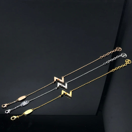 [Clara Jewels]VOLT LV LOGO BRACELET