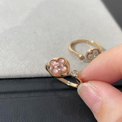 [Clara Jewels]SUN 1 DIAMOND PINK MOP RING