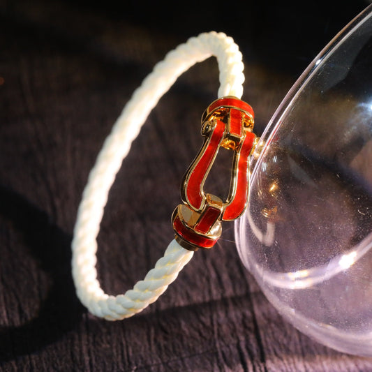 [Clara Jewels]FORCE 10 WHITE TEXTILE DIAMOND PAVED