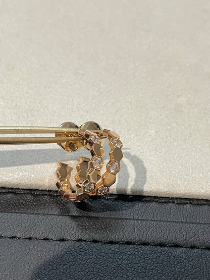 [Clara Jewels]Hollow Design Four-Leaf Clover Flower Shape Ring