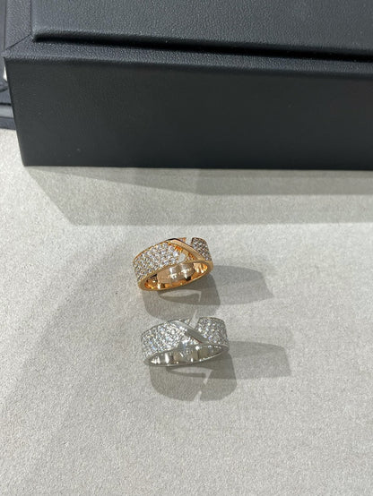 [Clara Jewels]LIENS EVIDENCE  DIAMOND PAVED RING