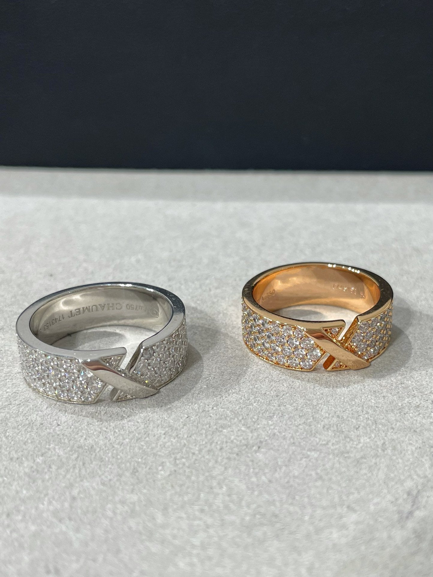 [Clara Jewels]LIENS EVIDENCE  DIAMOND PAVED RING