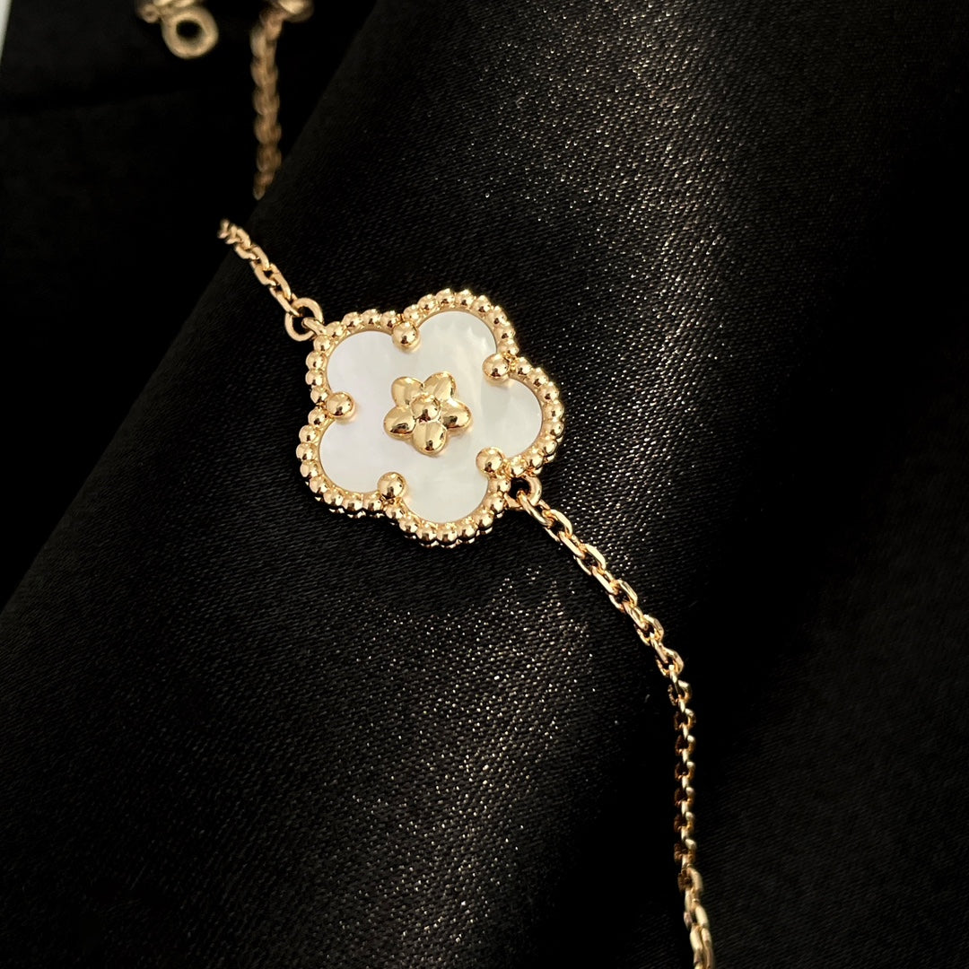 [Clara Jewels]LUCKY SPRING ROSE GOLD MOP BRACELET