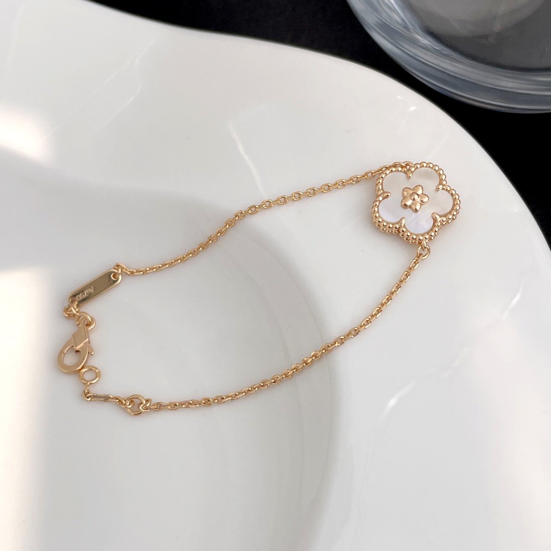 [Clara Jewels]LUCKY SPRING ROSE GOLD MOP BRACELET