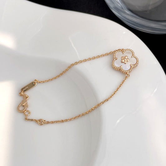 [Clara Jewels]LUCKY SPRING ROSE GOLD MOP BRACELET