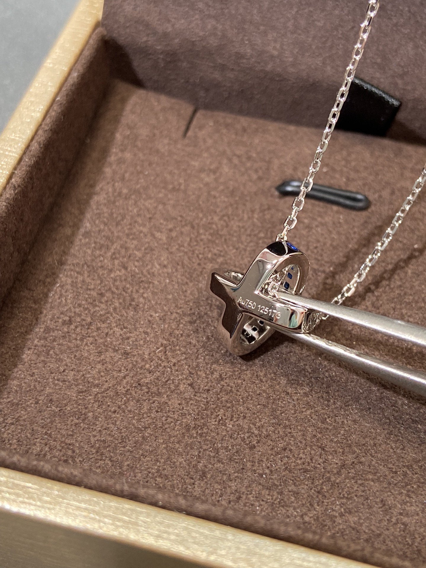 [Clara Jewels]LIENS DIAMOND SILVER NECKLACE