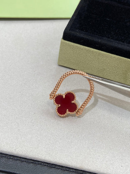 [Clara Jewels]CLOVER RIVERSIBLE ROSE GOLD RING
