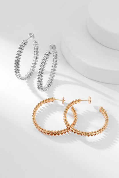 [Clara Jewels]CLASH HOOP EARRINGS