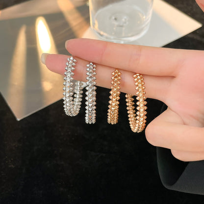 [Clara Jewels]CLASH HOOP EARRINGS