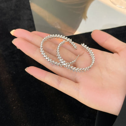 [Clara Jewels]CLASH HOOP EARRINGS
