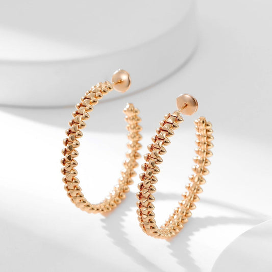 [Clara Jewels]CLASH HOOP EARRINGS