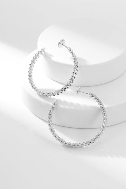 [Clara Jewels]CLASH HOOP EARRINGS